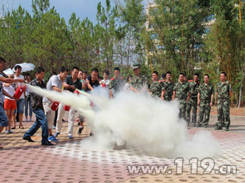 組織開展消防培訓