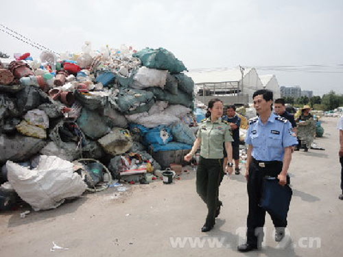 嘉定消防支隊聯合相關部門對火災隱患重點村開展隱患整治