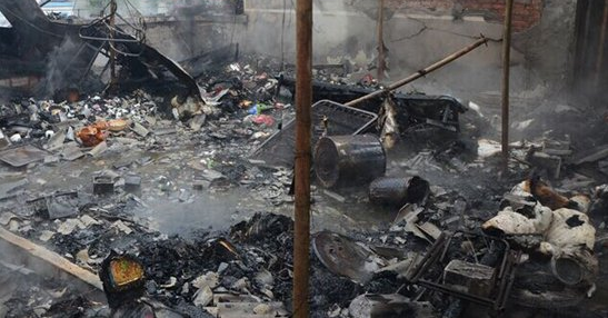 綿陽醫院宿舍樓起火