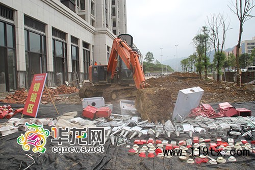 集中銷毀現場 南川區消防支隊供圖 華龍網發