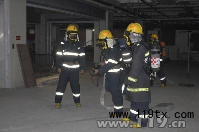 消防演練現(xiàn)場(chǎng)