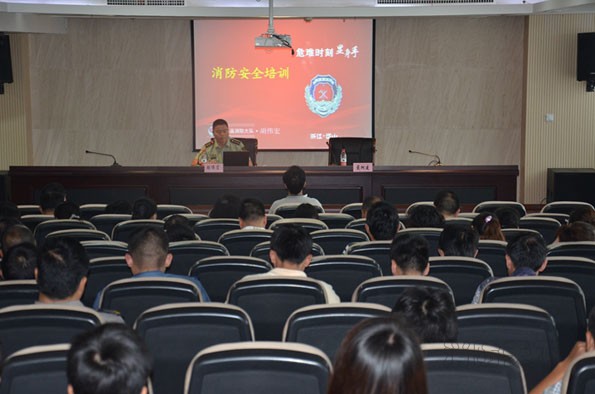 交通大樓舉行消防演練現場