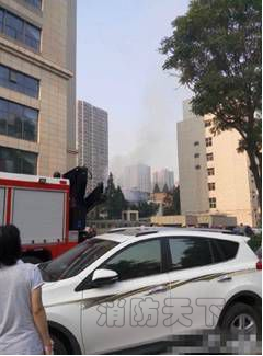 陜西省人民醫院辦公樓起火