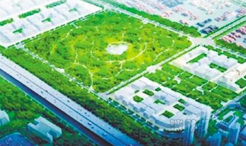 天津港爆炸遺址將建生態公園 設置消防戰士雕塑群