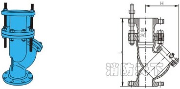 Y型拉桿伸縮過濾器
