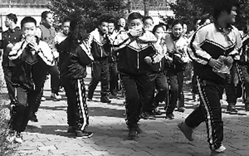 長春市5000多名學生參與消防演練